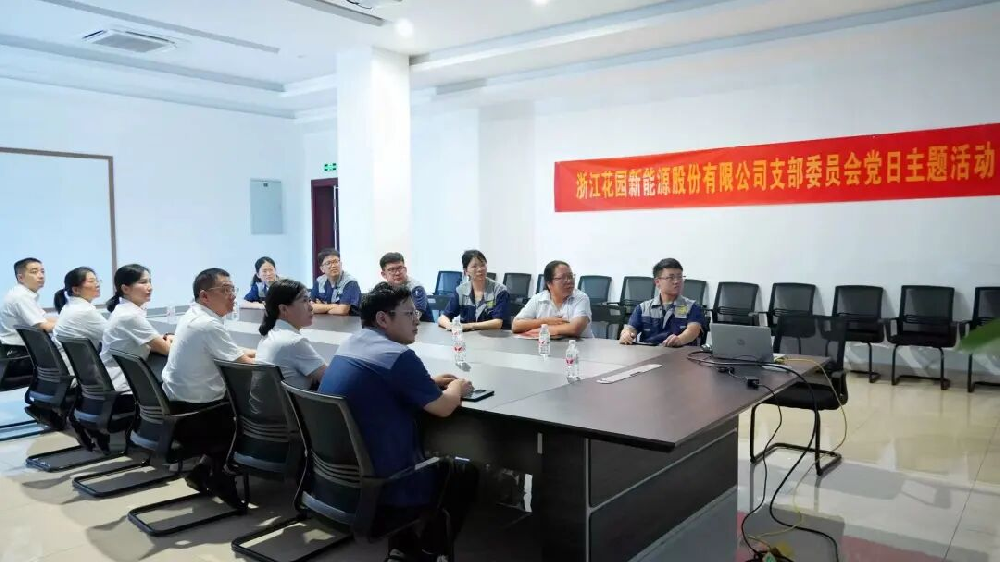 铭记历史，传承荣光|花园新能源党支部组织观看九三阅兵仪式